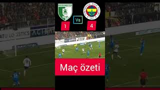 Bodrumspor Vs Fenerbahçe Maç Özeti̇