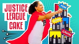 How To Make A JUSTICE LEAGUE Superhero-Inspired Birthday CAKE | Yolanda Gampp | How To Cake It