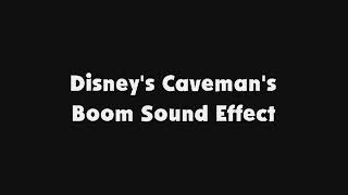Disneys Cavemans Boom Sfx