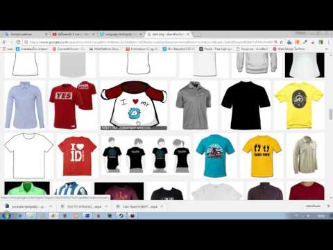 Photoshop สอนออกแบบเสื้อเอาไว้สกรีนสวยๆง่ายๆ
