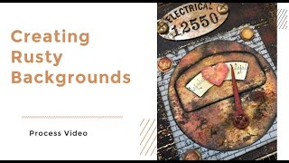 Creating Rust on Voltage Die From Tim Holtz
