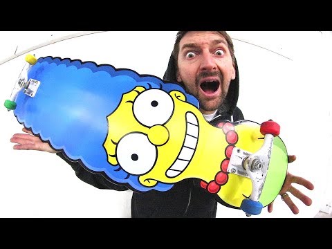 THE MARGE SIMPSON SKATEBOARD!