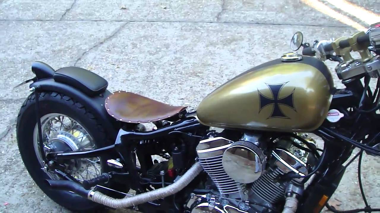 Honda Shadow Bobber Chopper Gold And Black You Honda Shadow Bobber Chopper Gold And Black