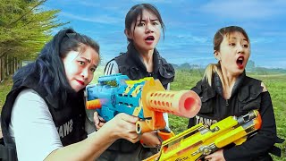 Xgirl Studio Three Scouts X Girl Nerf Guns Sabotage Sale Of Destructive Weapons Of Alibaba Group