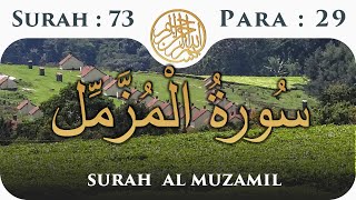 73 Surah Al Muzzammil  | Para 29 | Visual Quran With Urdu Translation