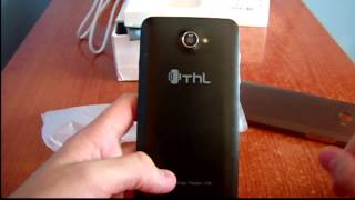 thl W200 unboxing:smartphone chino