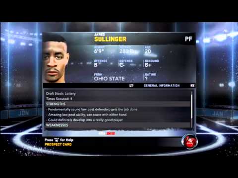 How To Nba 2k12 Draft Class
