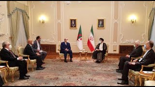 الوزير الأول وزير المالية يُستقبل من طرف الرئيس الإيراني السيد ابراهيم رئيسي