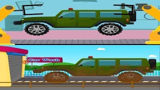 Army Jeep | Car Garage | Car Wash | Army Vehicle