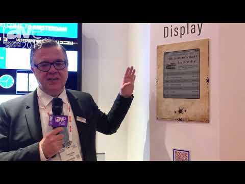 ISE 2019: Vestel Demos Its New 13″ E-Ink Eco Display With Cloud Solution and Solar Powering