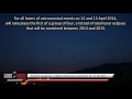 Total Lunar Eclipse This Coming April 14 And 15 2014
