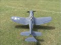Giant Scale F4U Corsair at Bickley Electric Fly-in May 2009