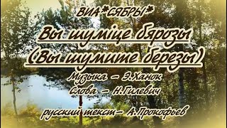 Виа Сябры-  Вы Шумите Березы- Караоке(Рус+Бел)