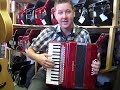 Mark plays a Scarlatti 24 Bass Accordion @ Hobgoblin Music Birmingham