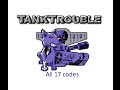 How to unlock all 17 secret backdoor codes in TankTrouble (read desc)
