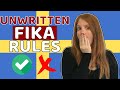 Swedish Fika (the unwritten rules) 🇸🇪 - Learn Swedish