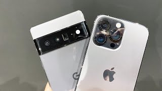 Пример Видео Google Pixel 6 Pro Vs Iphone 13 Pro