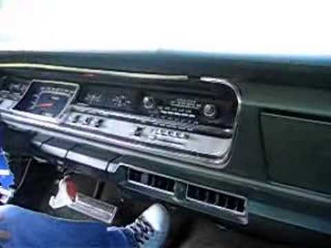 This is my 1968 Plymouth Fury III starting and running from the insidethe 