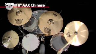 Sabian 18" AAX Chinese Cymbal 