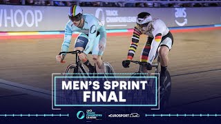 Lavreysen battles against Botticher on Sprint final! | UCI Track Champions League - Round 3