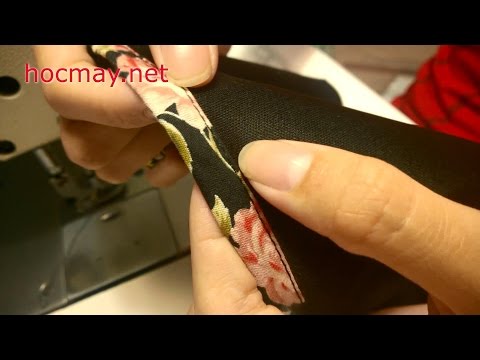 Hướng dẫn may viền cạp chì