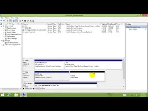 การรวมไดร์ฟ Extend Volume Disk Windows