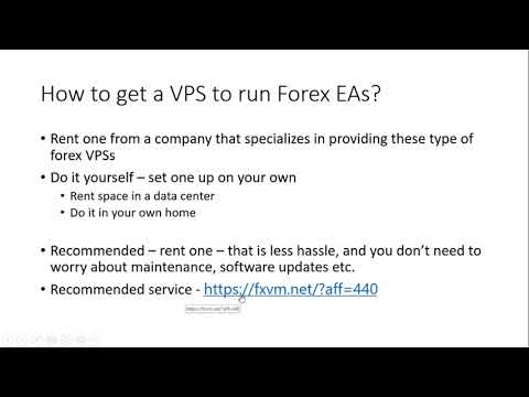 what is forex vps and how to setup your first MT4 EA on VPS