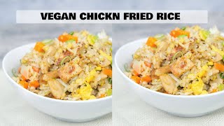 Vegan Chicken Fried Rice | Vegan Benihana Pretty Brown Vegan