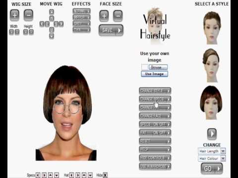 Virtual Hairstyle Gallery Basic instructions how to use some of the features  Virtual Hairstyle Gallery Basic instructions how to use some of the features