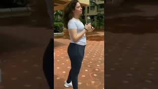Tamannaah Bhatia Hard Yoga Workout At Home After Shutdown Gym