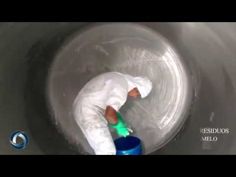 Limpieza interior de una pipa transportadora de alcohol y caramelo liquido - Joms de México
