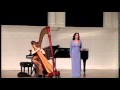 Deux Sonnets by Andre Caplet for soprano/harp