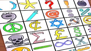 Drawing All Symbol Lore The Series Mushroomrain