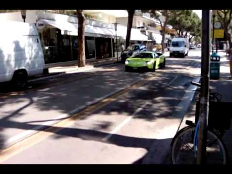 Lamborghini Murcielago LP 6704 SV green pass