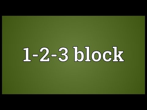 Header of 1-2-3 Block