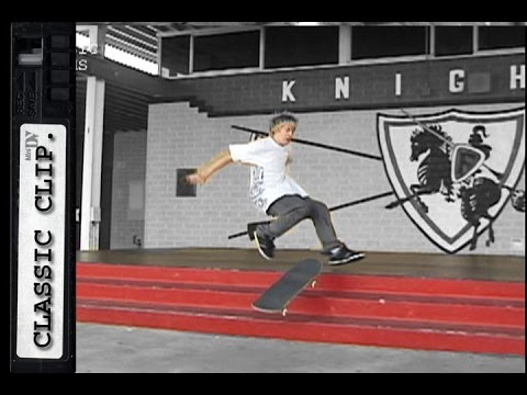 Skateboarder Slips Classic Skateboard Slam #145