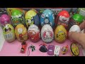 20 Surprise Eggs Kinder Surprise Cars 2 Thomas Spongebob Disney ...