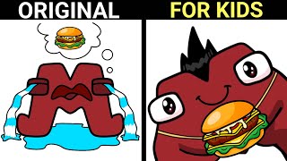 M Crying For Hamburger Alphabet Lore X Number Lore Asmr
