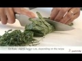 Cooking Videos How to Cut Leafy Vegetables