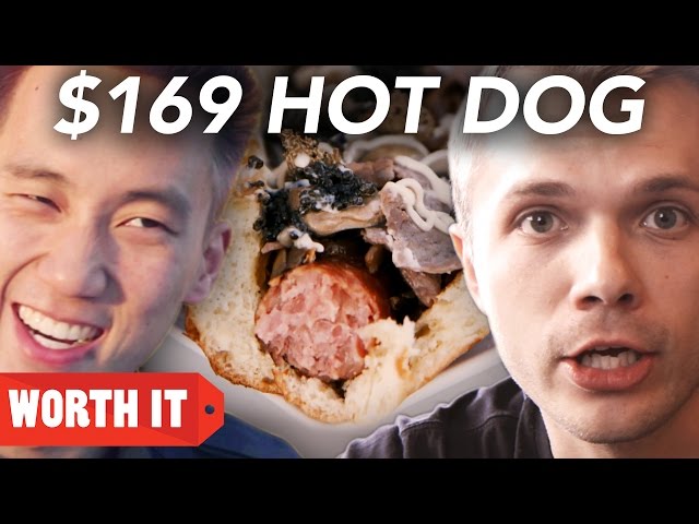 $2 Hot Dog Vs. $169 Hot Dog - Video
