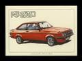 Classic Escort Mk2 RS2000 RS1800 RS Harrier Mexico 1600 Ghia X-Pack Art Trading Cards