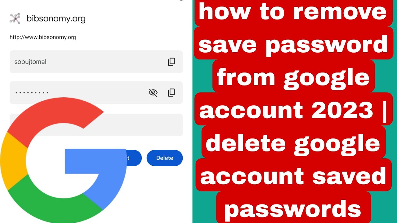 how to remove save password from google account 2023 | how to remove save password from google account 2023 |