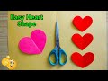 How To Make Perfect Heart Shape With Paper | How To Cut Heart Shape On Paper | Paper Heart Making