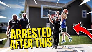 I POSTERIZED A COP! King Of The Court Basketball!