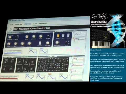 Korg Kronos MS20 Soundset: ElectroPhoretic