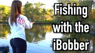 Girlfriend Fishing with the iBobber ReelSonar Fish Finder