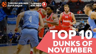 Turkish Airlines Euroleague, Top 10 Dunks Of November