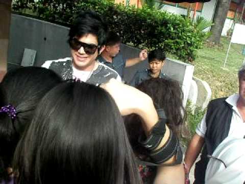 Adam Lambert In Singapore! At Mediacorp Radio Gate