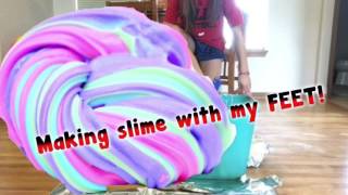 Making Slime With My Feet Erica Delsman