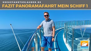 Kreuzfahrt ohne Landgang?! Mein Fazit zur Panoramafahrt mit der Mein Schiff 1 auf der Ostsee!